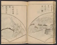 An illustration from Hasshu gafu. (1710)