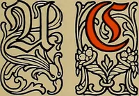 An illustration from Hauptprobe in gedrängter form der Bauerschen Giesserei, Frankfurt am Main: Filialen in Barcelona und Madrid, A. Numrich & Co. in Leipzig (1900)