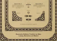 An illustration from Hauptprobe in gedrängter form der Bauerschen Giesserei, Frankfurt am Main: Filialen in Barcelona und Madrid, A. Numrich & Co. in Leipzig (1900)