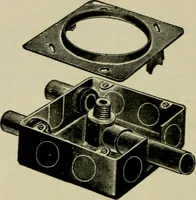 An illustration from Hawkins electrical guide. Questions, answers & illustrations; a progressive course of study for engineers, electricians, students and those desiring to acquire a working knowledge of electricity and its applications; a practical treatise (1914)