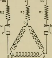 An illustration from Hawkins electrical guide. Questions, answers & illustrations; a progressive course of study for engineers, electricians, students and those desiring to acquire a working knowledge of electricity and its applications; a practical treatise (1914)