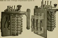 An illustration from Hawkins electrical guide. Questions, answers & illustrations; a progressive course of study for engineers, electricians, students and those desiring to acquire a working knowledge of electricity and its applications; a practical treatise (1914)