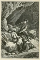 An illustration from Hector Servadac : voyages et aventures à travers le monde solaire (1878)