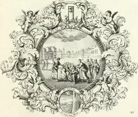 Picture 91 of 249 from Heilige Augen- und Gemüths-Lust : vorstellend, alle sonn- fest- und feyrtägliche nicht nur Evangelien, sondern auch Epistelen und Lectionen, jene historisch : diese auch emblemmatisch, und mit curieusen Einfassungen : in vielen Kupffer-Stücken von frembder und gantz neuer Invention : so wohl zur Kunst-Ubung als Unterhaltung Gottseeliger Betrachtungen, wie auch Vermehrung der Kupffer-Bibelen und Ausszierung aller christlichen Postillen dienlich (1706), leaf 100