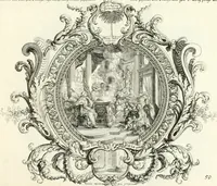Picture 108 of 249 from Heilige Augen- und Gemüths-Lust : vorstellend, alle sonn- fest- und feyrtägliche nicht nur Evangelien, sondern auch Epistelen und Lectionen, jene historisch : diese auch emblemmatisch, und mit curieusen Einfassungen : in vielen Kupffer-Stücken von frembder und gantz neuer Invention : so wohl zur Kunst-Ubung als Unterhaltung Gottseeliger Betrachtungen, wie auch Vermehrung der Kupffer-Bibelen und Ausszierung aller christlichen Postillen dienlich (1706), leaf 116