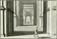 An illustration from Heilige Augen- und Gemüths-Lust : vorstellend, alle sonn- fest- und feyrtägliche nicht nur Evangelien, sondern auch Epistelen und Lectionen, jene historisch : diese auch emblemmatisch, und mit curieusen Einfassungen : in vielen Kupffer-Stücken von frembder und gantz neuer Invention : so wohl zur Kunst-Ubung als Unterhaltung Gottseeliger Betrachtungen, wie auch Vermehrung der Kupffer-Bibelen und Ausszierung aller christlichen Postillen dienlich (1706)