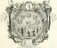 Picture 134 of 249 from Heilige Augen- und Gemüths-Lust : vorstellend, alle sonn- fest- und feyrtägliche nicht nur Evangelien, sondern auch Epistelen und Lectionen, jene historisch : diese auch emblemmatisch, und mit curieusen Einfassungen : in vielen Kupffer-Stücken von frembder und gantz neuer Invention : so wohl zur Kunst-Ubung als Unterhaltung Gottseeliger Betrachtungen, wie auch Vermehrung der Kupffer-Bibelen und Ausszierung aller christlichen Postillen dienlich (1706), leaf 142