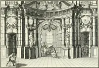 An illustration from Heilige Augen- und Gemüths-Lust : vorstellend, alle sonn- fest- und feyrtägliche nicht nur Evangelien, sondern auch Epistelen und Lectionen, jene historisch : diese auch emblemmatisch, und mit curieusen Einfassungen : in vielen Kupffer-Stücken von frembder und gantz neuer Invention : so wohl zur Kunst-Ubung als Unterhaltung Gottseeliger Betrachtungen, wie auch Vermehrung der Kupffer-Bibelen und Ausszierung aller christlichen Postillen dienlich (1706)