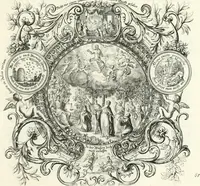 Picture 138 of 249 from Heilige Augen- und Gemüths-Lust : vorstellend, alle sonn- fest- und feyrtägliche nicht nur Evangelien, sondern auch Epistelen und Lectionen, jene historisch : diese auch emblemmatisch, und mit curieusen Einfassungen : in vielen Kupffer-Stücken von frembder und gantz neuer Invention : so wohl zur Kunst-Ubung als Unterhaltung Gottseeliger Betrachtungen, wie auch Vermehrung der Kupffer-Bibelen und Ausszierung aller christlichen Postillen dienlich (1706), leaf 146