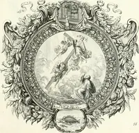 An illustration from Heilige Augen- und Gemüths-Lust : vorstellend, alle sonn- fest- und feyrtägliche nicht nur Evangelien, sondern auch Epistelen und Lectionen, jene historisch : diese auch emblemmatisch, und mit curieusen Einfassungen : in vielen Kupffer-Stücken von frembder und gantz neuer Invention : so wohl zur Kunst-Ubung als Unterhaltung Gottseeliger Betrachtungen, wie auch Vermehrung der Kupffer-Bibelen und Ausszierung aller christlichen Postillen dienlich (1706)