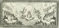 An illustration from Heilige Augen- und Gemüths-Lust : vorstellend, alle sonn- fest- und feyrtägliche nicht nur Evangelien, sondern auch Epistelen und Lectionen, jene historisch : diese auch emblemmatisch, und mit curieusen Einfassungen : in vielen Kupffer-Stücken von frembder und gantz neuer Invention : so wohl zur Kunst-Ubung als Unterhaltung Gottseeliger Betrachtungen, wie auch Vermehrung der Kupffer-Bibelen und Ausszierung aller christlichen Postillen dienlich (1706)