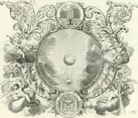 An illustration from Heilige Augen- und Gemüths-Lust : vorstellend, alle sonn- fest- und feyrtägliche nicht nur Evangelien, sondern auch Epistelen und Lectionen, jene historisch : diese auch emblemmatisch, und mit curieusen Einfassungen : in vielen Kupffer-Stücken von frembder und gantz neuer Invention : so wohl zur Kunst-Ubung als Unterhaltung Gottseeliger Betrachtungen, wie auch Vermehrung der Kupffer-Bibelen und Ausszierung aller christlichen Postillen dienlich (1706)