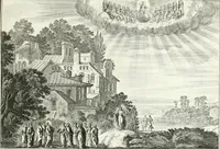 Picture 161 of 249 from Heilige Augen- und Gemüths-Lust : vorstellend, alle sonn- fest- und feyrtägliche nicht nur Evangelien, sondern auch Epistelen und Lectionen, jene historisch : diese auch emblemmatisch, und mit curieusen Einfassungen : in vielen Kupffer-Stücken von frembder und gantz neuer Invention : so wohl zur Kunst-Ubung als Unterhaltung Gottseeliger Betrachtungen, wie auch Vermehrung der Kupffer-Bibelen und Ausszierung aller christlichen Postillen dienlich (1706), leaf 172