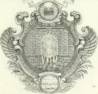 An illustration from Heilige Augen- und Gemüths-Lust : vorstellend, alle sonn- fest- und feyrtägliche nicht nur Evangelien, sondern auch Epistelen und Lectionen, jene historisch : diese auch emblemmatisch, und mit curieusen Einfassungen : in vielen Kupffer-Stücken von frembder und gantz neuer Invention : so wohl zur Kunst-Ubung als Unterhaltung Gottseeliger Betrachtungen, wie auch Vermehrung der Kupffer-Bibelen und Ausszierung aller christlichen Postillen dienlich (1706)