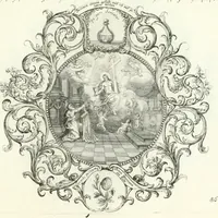 An illustration from Heilige Augen- und Gemüths-Lust : vorstellend, alle sonn- fest- und feyrtägliche nicht nur Evangelien, sondern auch Epistelen und Lectionen, jene historisch : diese auch emblemmatisch, und mit curieusen Einfassungen : in vielen Kupffer-Stücken von frembder und gantz neuer Invention : so wohl zur Kunst-Ubung als Unterhaltung Gottseeliger Betrachtungen, wie auch Vermehrung der Kupffer-Bibelen und Ausszierung aller christlichen Postillen dienlich (1706)