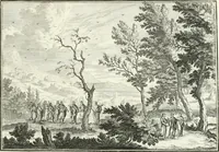 Picture 183 of 249 from Heilige Augen- und Gemüths-Lust : vorstellend, alle sonn- fest- und feyrtägliche nicht nur Evangelien, sondern auch Epistelen und Lectionen, jene historisch : diese auch emblemmatisch, und mit curieusen Einfassungen : in vielen Kupffer-Stücken von frembder und gantz neuer Invention : so wohl zur Kunst-Ubung als Unterhaltung Gottseeliger Betrachtungen, wie auch Vermehrung der Kupffer-Bibelen und Ausszierung aller christlichen Postillen dienlich (1706), leaf 194