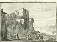 Picture 195 of 249 from Heilige Augen- und Gemüths-Lust : vorstellend, alle sonn- fest- und feyrtägliche nicht nur Evangelien, sondern auch Epistelen und Lectionen, jene historisch : diese auch emblemmatisch, und mit curieusen Einfassungen : in vielen Kupffer-Stücken von frembder und gantz neuer Invention : so wohl zur Kunst-Ubung als Unterhaltung Gottseeliger Betrachtungen, wie auch Vermehrung der Kupffer-Bibelen und Ausszierung aller christlichen Postillen dienlich (1706), leaf 206