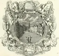 An illustration from Heilige Augen- und Gemüths-Lust : vorstellend, alle sonn- fest- und feyrtägliche nicht nur Evangelien, sondern auch Epistelen und Lectionen, jene historisch : diese auch emblemmatisch, und mit curieusen Einfassungen : in vielen Kupffer-Stücken von frembder und gantz neuer Invention : so wohl zur Kunst-Ubung als Unterhaltung Gottseeliger Betrachtungen, wie auch Vermehrung der Kupffer-Bibelen und Ausszierung aller christlichen Postillen dienlich (1706)