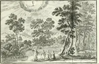 Picture 205 of 249 from Heilige Augen- und Gemüths-Lust : vorstellend, alle sonn- fest- und feyrtägliche nicht nur Evangelien, sondern auch Epistelen und Lectionen, jene historisch : diese auch emblemmatisch, und mit curieusen Einfassungen : in vielen Kupffer-Stücken von frembder und gantz neuer Invention : so wohl zur Kunst-Ubung als Unterhaltung Gottseeliger Betrachtungen, wie auch Vermehrung der Kupffer-Bibelen und Ausszierung aller christlichen Postillen dienlich (1706), leaf 216