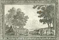 Picture 211 of 249 from Heilige Augen- und Gemüths-Lust : vorstellend, alle sonn- fest- und feyrtägliche nicht nur Evangelien, sondern auch Epistelen und Lectionen, jene historisch : diese auch emblemmatisch, und mit curieusen Einfassungen : in vielen Kupffer-Stücken von frembder und gantz neuer Invention : so wohl zur Kunst-Ubung als Unterhaltung Gottseeliger Betrachtungen, wie auch Vermehrung der Kupffer-Bibelen und Ausszierung aller christlichen Postillen dienlich (1706), leaf 222