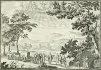 Picture 231 of 249 from Heilige Augen- und Gemüths-Lust : vorstellend, alle sonn- fest- und feyrtägliche nicht nur Evangelien, sondern auch Epistelen und Lectionen, jene historisch : diese auch emblemmatisch, und mit curieusen Einfassungen : in vielen Kupffer-Stücken von frembder und gantz neuer Invention : so wohl zur Kunst-Ubung als Unterhaltung Gottseeliger Betrachtungen, wie auch Vermehrung der Kupffer-Bibelen und Ausszierung aller christlichen Postillen dienlich (1706), leaf 242
