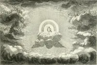 An illustration from Heilige Augen- und Gemüths-Lust : vorstellend, alle sonn- fest- und feyrtägliche nicht nur Evangelien, sondern auch Epistelen und Lectionen, jene historisch : diese auch emblemmatisch, und mit curieusen Einfassungen : in vielen Kupffer-Stücken von frembder und gantz neuer Invention : so wohl zur Kunst-Ubung als Unterhaltung Gottseeliger Betrachtungen, wie auch Vermehrung der Kupffer-Bibelen und Ausszierung aller christlichen Postillen dienlich (1706)