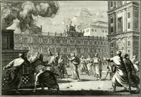 Picture 63 of 249 from Heilige Augen- und Gemüths-Lust : vorstellend, alle sonn- fest- und feyrtägliche nicht nur Evangelien, sondern auch Epistelen und Lectionen, jene historisch : diese auch emblemmatisch, und mit curieusen Einfassungen : in vielen Kupffer-Stücken von frembder und gantz neuer Invention : so wohl zur Kunst-Ubung als Unterhaltung Gottseeliger Betrachtungen, wie auch Vermehrung der Kupffer-Bibelen und Ausszierung aller christlichen Postillen dienlich (1706), leaf 72