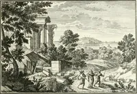Picture 69 of 249 from Heilige Augen- und Gemüths-Lust : vorstellend, alle sonn- fest- und feyrtägliche nicht nur Evangelien, sondern auch Epistelen und Lectionen, jene historisch : diese auch emblemmatisch, und mit curieusen Einfassungen : in vielen Kupffer-Stücken von frembder und gantz neuer Invention : so wohl zur Kunst-Ubung als Unterhaltung Gottseeliger Betrachtungen, wie auch Vermehrung der Kupffer-Bibelen und Ausszierung aller christlichen Postillen dienlich (1706), leaf 78