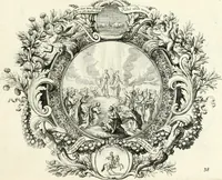 Picture 84 of 249 from Heilige Augen- und Gemüths-Lust : vorstellend, alle sonn- fest- und feyrtägliche nicht nur Evangelien, sondern auch Epistelen und Lectionen, jene historisch : diese auch emblemmatisch, und mit curieusen Einfassungen : in vielen Kupffer-Stücken von frembder und gantz neuer Invention : so wohl zur Kunst-Ubung als Unterhaltung Gottseeliger Betrachtungen, wie auch Vermehrung der Kupffer-Bibelen und Ausszierung aller christlichen Postillen dienlich (1706), leaf 92