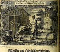 Picture 310 of 344 from Heilig-epistolischer Bericht, Licht, Geleit, und Freud. Das ist : Emblematische Fürstllung der heiligen Sonn- und festtäglichen Episteln; in welcher gründlicher Bericht von den rechten Wort-Verstand ertheilet, dem wahren Christenthum ein helles licht furgetragen, und ein sicheres Geleit mit beigefügten Gebeten und Gesängen zu der himmlischen Freude gezeiget wird (1663), leaf 1003