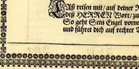 Picture 314 of 344 from Heilig-epistolischer Bericht, Licht, Geleit, und Freud. Das ist : Emblematische Fürstllung der heiligen Sonn- und festtäglichen Episteln; in welcher gründlicher Bericht von den rechten Wort-Verstand ertheilet, dem wahren Christenthum ein helles licht furgetragen, und ein sicheres Geleit mit beigefügten Gebeten und Gesängen zu der himmlischen Freude gezeiget wird (1663), leaf 1007