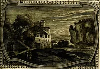 An illustration from Heilig-epistolischer Bericht, Licht, Geleit, und Freud. Das ist : Emblematische Fürstllung der heiligen Sonn- und festtäglichen Episteln; in welcher gründlicher Bericht von den rechten Wort-Verstand ertheilet, dem wahren Christenthum ein helles licht furgetragen, und ein sicheres Geleit mit beigefügten Gebeten und Gesängen zu der himmlischen Freude gezeiget wird (1663)