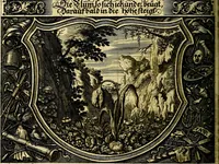 Picture 66 of 344 from Heilig-epistolischer Bericht, Licht, Geleit, und Freud. Das ist : Emblematische Fürstllung der heiligen Sonn- und festtäglichen Episteln; in welcher gründlicher Bericht von den rechten Wort-Verstand ertheilet, dem wahren Christenthum ein helles licht furgetragen, und ein sicheres Geleit mit beigefügten Gebeten und Gesängen zu der himmlischen Freude gezeiget wird (1663), leaf 185