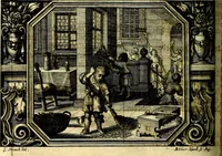 An illustration from Heilig-epistolischer Bericht, Licht, Geleit, und Freud. Das ist : Emblematische Fürstllung der heiligen Sonn- und festtäglichen Episteln; in welcher gründlicher Bericht von den rechten Wort-Verstand ertheilet, dem wahren Christenthum ein helles licht furgetragen, und ein sicheres Geleit mit beigefügten Gebeten und Gesängen zu der himmlischen Freude gezeiget wird (1663)
