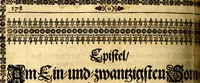 Picture 121 of 344 from Heilig-epistolischer Bericht, Licht, Geleit, und Freud. Das ist : Emblematische Fürstllung der heiligen Sonn- und festtäglichen Episteln; in welcher gründlicher Bericht von den rechten Wort-Verstand ertheilet, dem wahren Christenthum ein helles licht furgetragen, und ein sicheres Geleit mit beigefügten Gebeten und Gesängen zu der himmlischen Freude gezeiget wird (1663), leaf 415