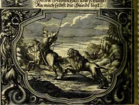 Picture 145 of 344 from Heilig-epistolischer Bericht, Licht, Geleit, und Freud. Das ist : Emblematische Fürstllung der heiligen Sonn- und festtäglichen Episteln; in welcher gründlicher Bericht von den rechten Wort-Verstand ertheilet, dem wahren Christenthum ein helles licht furgetragen, und ein sicheres Geleit mit beigefügten Gebeten und Gesängen zu der himmlischen Freude gezeiget wird (1663), leaf 513