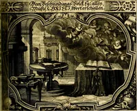 Picture 155 of 344 from Heilig-epistolischer Bericht, Licht, Geleit, und Freud. Das ist : Emblematische Fürstllung der heiligen Sonn- und festtäglichen Episteln; in welcher gründlicher Bericht von den rechten Wort-Verstand ertheilet, dem wahren Christenthum ein helles licht furgetragen, und ein sicheres Geleit mit beigefügten Gebeten und Gesängen zu der himmlischen Freude gezeiget wird (1663), leaf 554