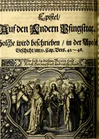 Picture 160 of 344 from Heilig-epistolischer Bericht, Licht, Geleit, und Freud. Das ist : Emblematische Fürstllung der heiligen Sonn- und festtäglichen Episteln; in welcher gründlicher Bericht von den rechten Wort-Verstand ertheilet, dem wahren Christenthum ein helles licht furgetragen, und ein sicheres Geleit mit beigefügten Gebeten und Gesängen zu der himmlischen Freude gezeiget wird (1663), leaf 583