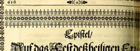 Picture 178 of 344 from Heilig-epistolischer Bericht, Licht, Geleit, und Freud. Das ist : Emblematische Fürstllung der heiligen Sonn- und festtäglichen Episteln; in welcher gründlicher Bericht von den rechten Wort-Verstand ertheilet, dem wahren Christenthum ein helles licht furgetragen, und ein sicheres Geleit mit beigefügten Gebeten und Gesängen zu der himmlischen Freude gezeiget wird (1663), leaf 653
