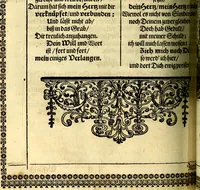 Picture 207 of 344 from Heilig-epistolischer Bericht, Licht, Geleit, und Freud. Das ist : Emblematische Fürstllung der heiligen Sonn- und festtäglichen Episteln; in welcher gründlicher Bericht von den rechten Wort-Verstand ertheilet, dem wahren Christenthum ein helles licht furgetragen, und ein sicheres Geleit mit beigefügten Gebeten und Gesängen zu der himmlischen Freude gezeiget wird (1663), leaf 753