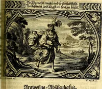 Picture 267 of 344 from Heilig-epistolischer Bericht, Licht, Geleit, und Freud. Das ist : Emblematische Fürstllung der heiligen Sonn- und festtäglichen Episteln; in welcher gründlicher Bericht von den rechten Wort-Verstand ertheilet, dem wahren Christenthum ein helles licht furgetragen, und ein sicheres Geleit mit beigefügten Gebeten und Gesängen zu der himmlischen Freude gezeiget wird (1663), leaf 904