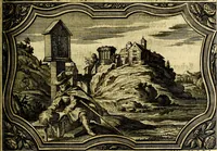 Picture 303 of 344 from Heilig-epistolischer Bericht, Licht, Geleit, und Freud. Das ist : Emblematische Fürstllung der heiligen Sonn- und festtäglichen Episteln; in welcher gründlicher Bericht von den rechten Wort-Verstand ertheilet, dem wahren Christenthum ein helles licht furgetragen, und ein sicheres Geleit mit beigefügten Gebeten und Gesängen zu der himmlischen Freude gezeiget wird (1663), leaf 988