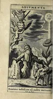 An illustration from Heliotropium, seu, Conformatio humanae voluntatis cum divina : libris quinque explicata coram ser[enissi]mo vtriusq[ue] Bavariae duce S.R.I. Archidapifero Electore Maximiliano et ser[enissi]ma coniuge Elizabetha : eisdem ser[enissi]mis pri[n]cpib[us] inscripta & dedicata (1630)