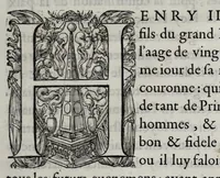 An illustration from Henrici II. Galliarvm regis elogivm : cvm eivs verissime expressa effigie (1560)