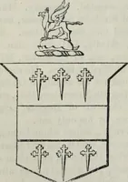 An illustration from A genealogical and heraldic history of the commoners of Great Britain and Ireland enjoying territorial possessions or high official rank, but uninvested with heritable honours (1836)