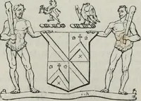 An illustration from A genealogical and heraldic history of the commoners of Great Britain and Ireland enjoying territorial possessions or high official rank, but uninvested with heritable honours (1836)
