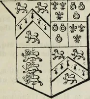 An illustration from A genealogical and heraldic history of the commoners of Great Britain and Ireland enjoying territorial possessions or high official rank, but uninvested with heritable honours (1836)