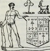 An illustration from A genealogical and heraldic history of the commoners of Great Britain and Ireland enjoying territorial possessions or high official rank, but uninvested with heritable honours (1836)