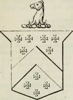 An illustration from A genealogical and heraldic history of the commoners of Great Britain and Ireland enjoying territorial possessions or high official rank, but uninvested with heritable honours (1836)