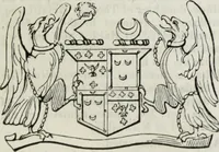An illustration from A genealogical and heraldic history of the commoners of Great Britain and Ireland enjoying territorial possessions or high official rank, but uninvested with heritable honours (1836)